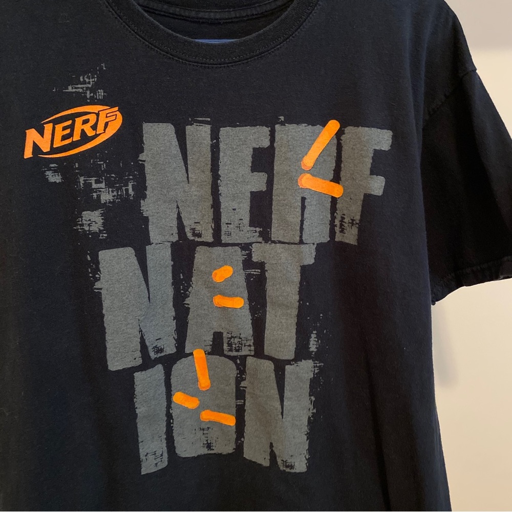 Nerf Nation Black Vintage 1990’s unisex T-Shirt size M - Picture 2 of 2